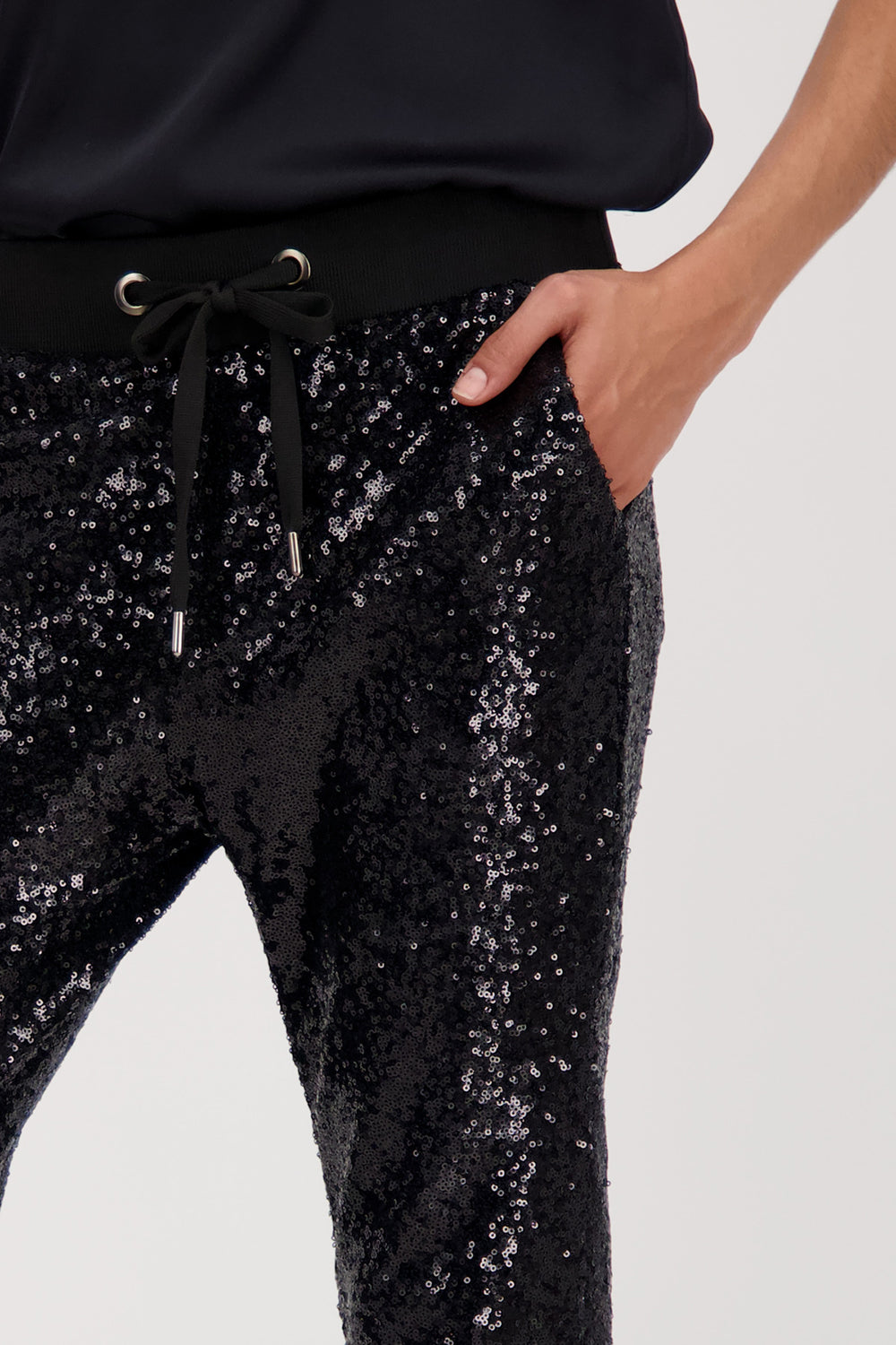 Monari Trousers Sequins 807403