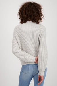 Monari Knitted Jacket with Sequin Detail 807444