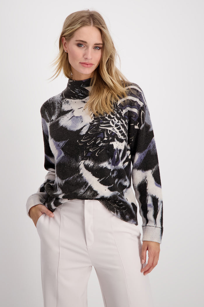 Monari Spring Print Sweater 807472