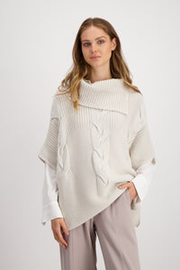 Monari Pullover Cape Structure Mix 807516