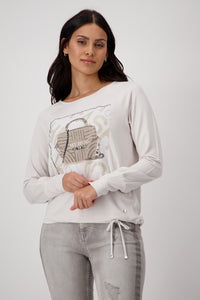 Monari T-shirt Pocket Print 807656