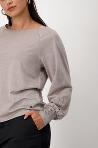 Monari Lurex T Shirt 807670