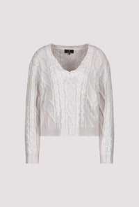 Monari V Neck Pullover Cotton Mix 807829