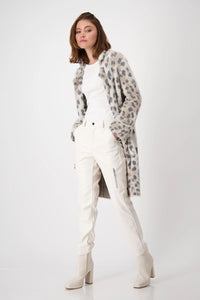 Monari Leopard Print Loose Jacket 807837