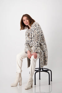 Monari Leopard Print Loose Jacket 807837