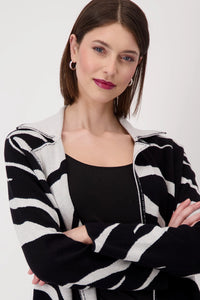 Monari Reversible Animal Print Jacket 807973