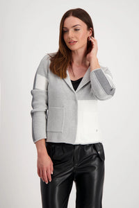Monari Cotton Blazer with Geometric Print 807982