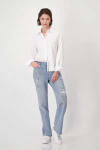 Monari Shirt Collar Blouse 808004