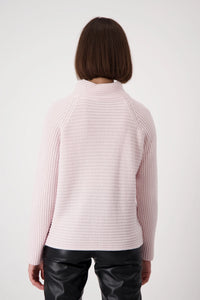 Monari Wool Mix Cross Rib Knit 808040