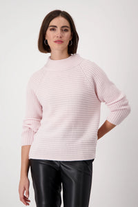 Monari Wool Mix Cross Rib Knit 808040