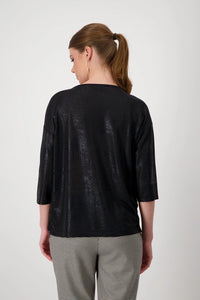 Monari 3/4 Sleeve Top With Embellishment 808121