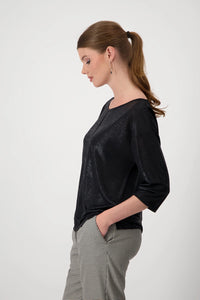 Monari 3/4 Sleeve Top With Embellishment 808121