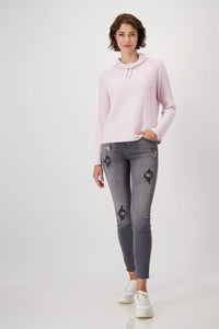 Monari Clasic Top With Stand Up Collar 808222