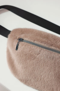 Monari Fluffy Faux Fur Belt Bag 808281