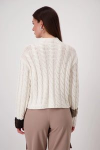Monari Cable Knit Pullover 808289