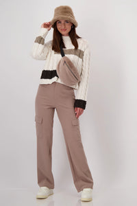 Monari Cable Knit Pullover 808289