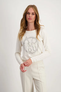 Monari T-Shirt with Rhinestones 808530