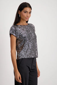 Monari Sequin T-shirt 808602
