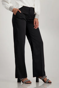 Monari Wide-leg Satin Trousers 808706