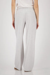 Monari Straight-leg trousers in Ash Grey Melange 808751
