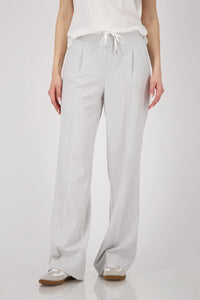 Monari Straight-leg trousers in Ash Grey Melange 808751