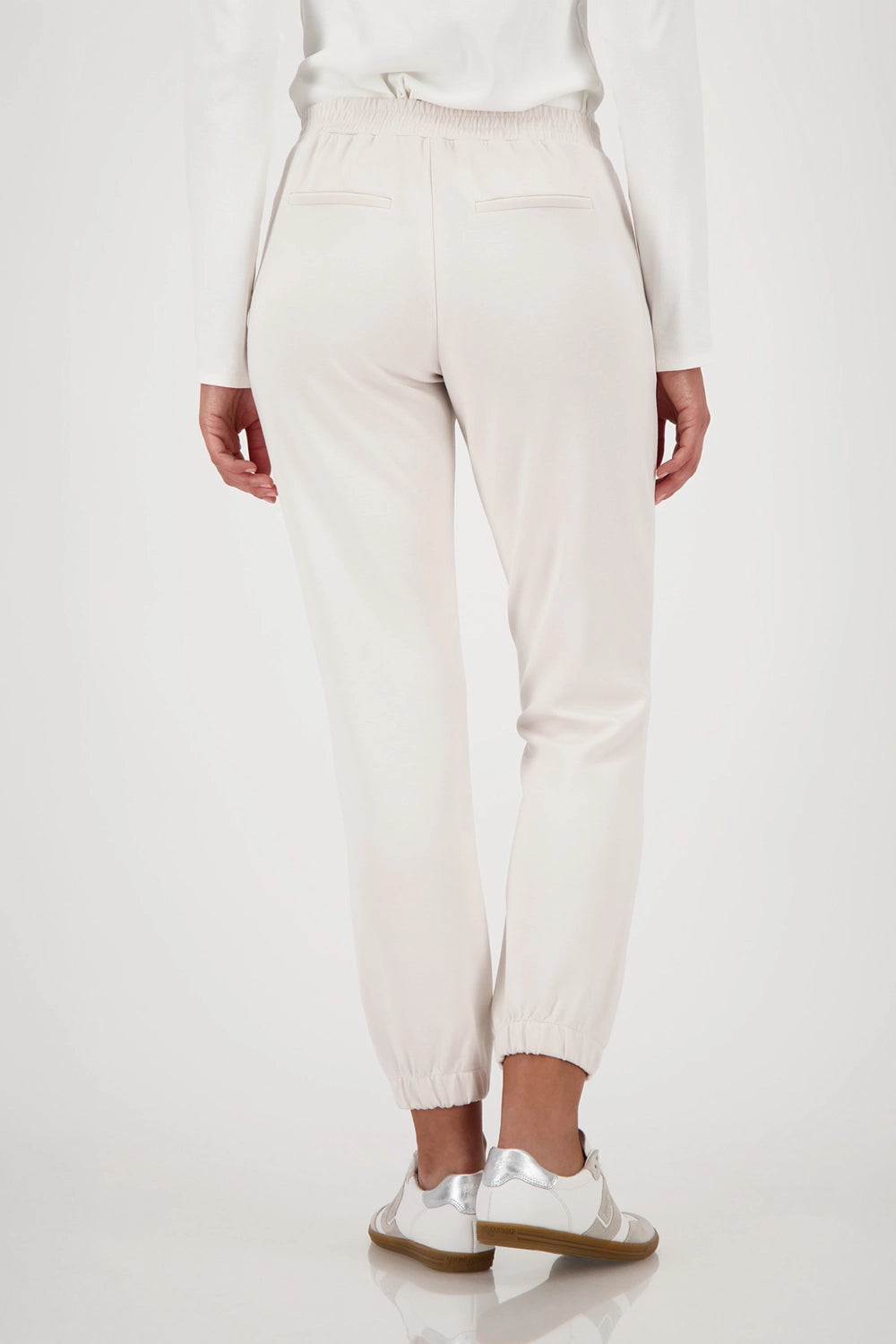 Monari Joggers with jewellery in Oat Milk 808830