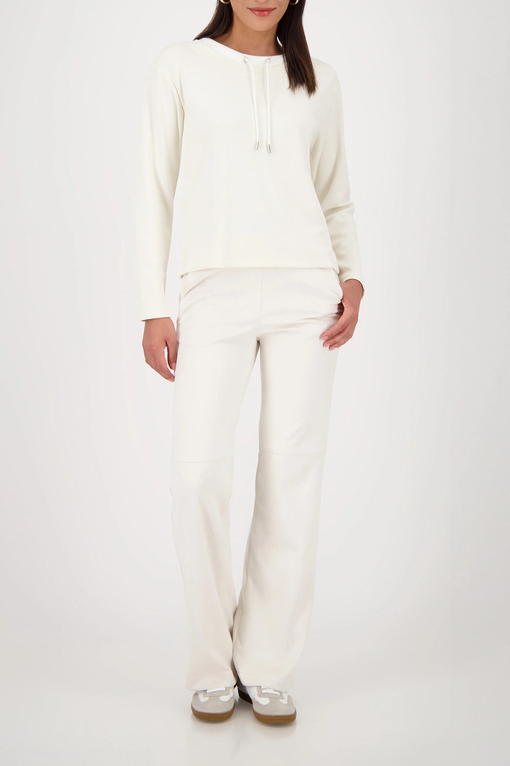 Monari Sweatshirt with decorative detail in Cashmere 809009