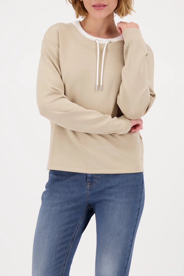 Monari Sweatshirt with decorative detail in Cinnamon 809009