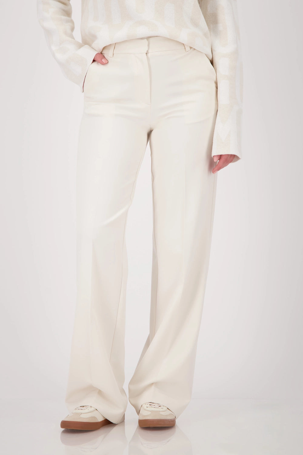 Monari Straight-leg suit trousers in Cashmere 809020