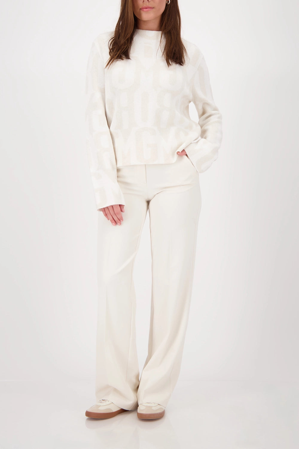 Monari Straight-leg suit trousers in Truffle 809020