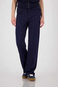 Monari Suit trousers with crease in Night Sky 809023