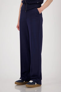 Monari Suit trousers with crease in Night Sky 809023