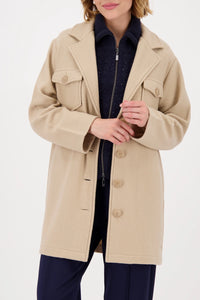 Monari Jacket with flap pockets in Cinnamon 809112