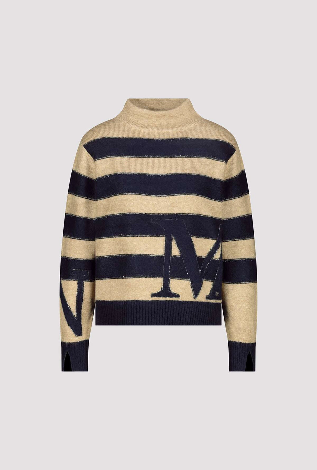 Monari Striped Jumper in Dark Denim Stripe 809123