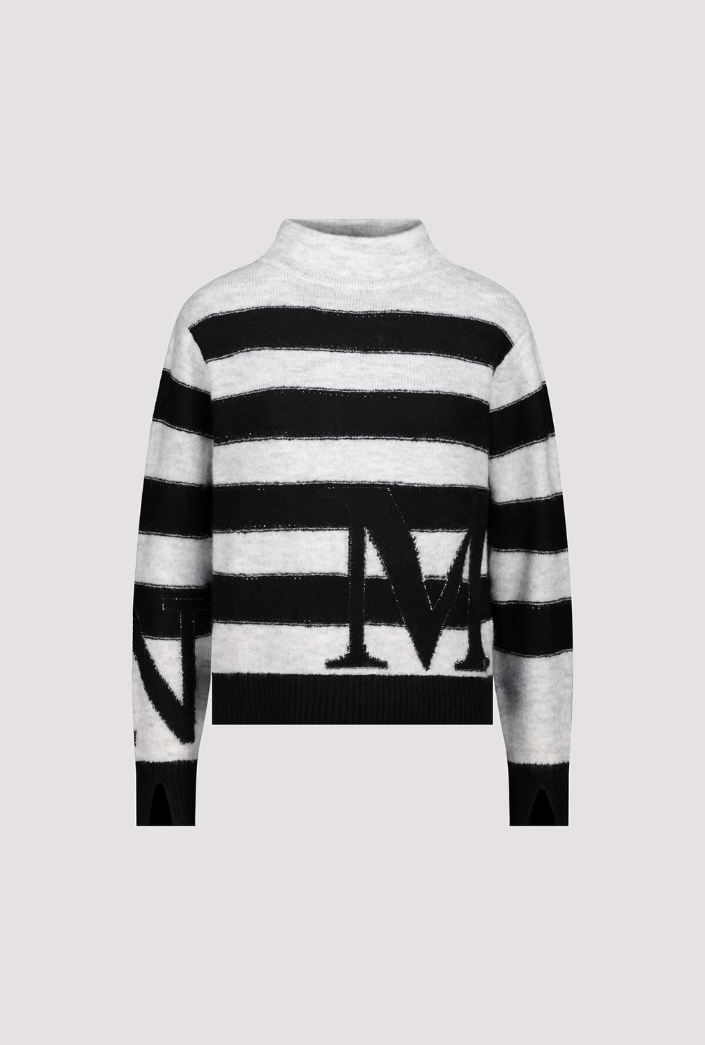 Monari Striped Jumper in Light Cloud Pattern 809123