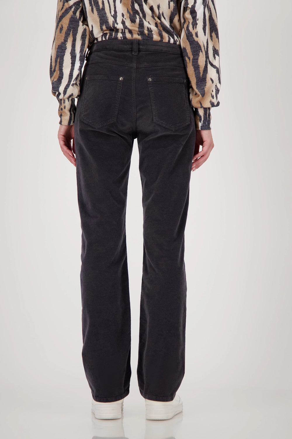 Monari Velvet Pants in Anthra 809226