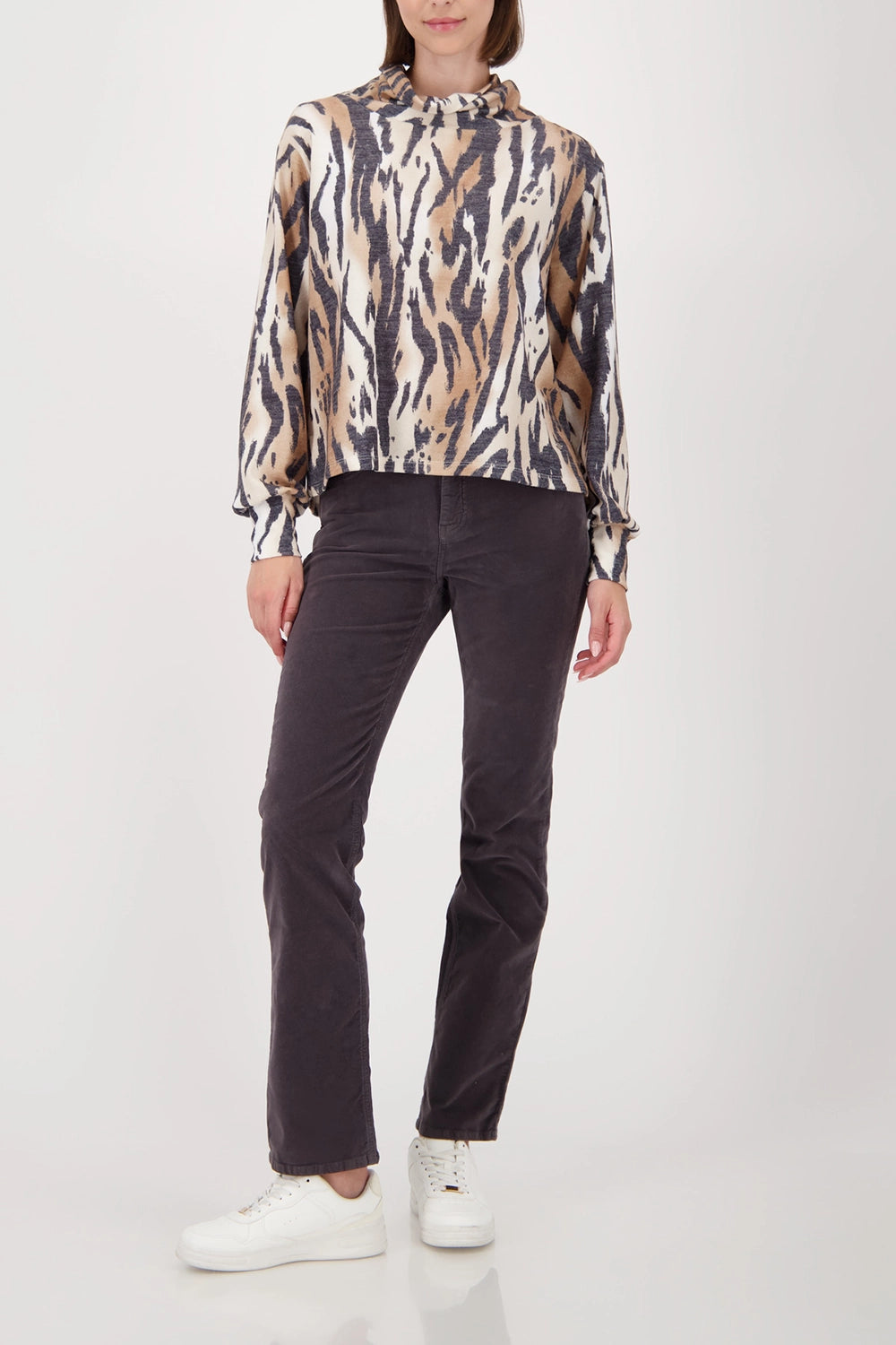 Monari Velvet Pants in Anthra 809226