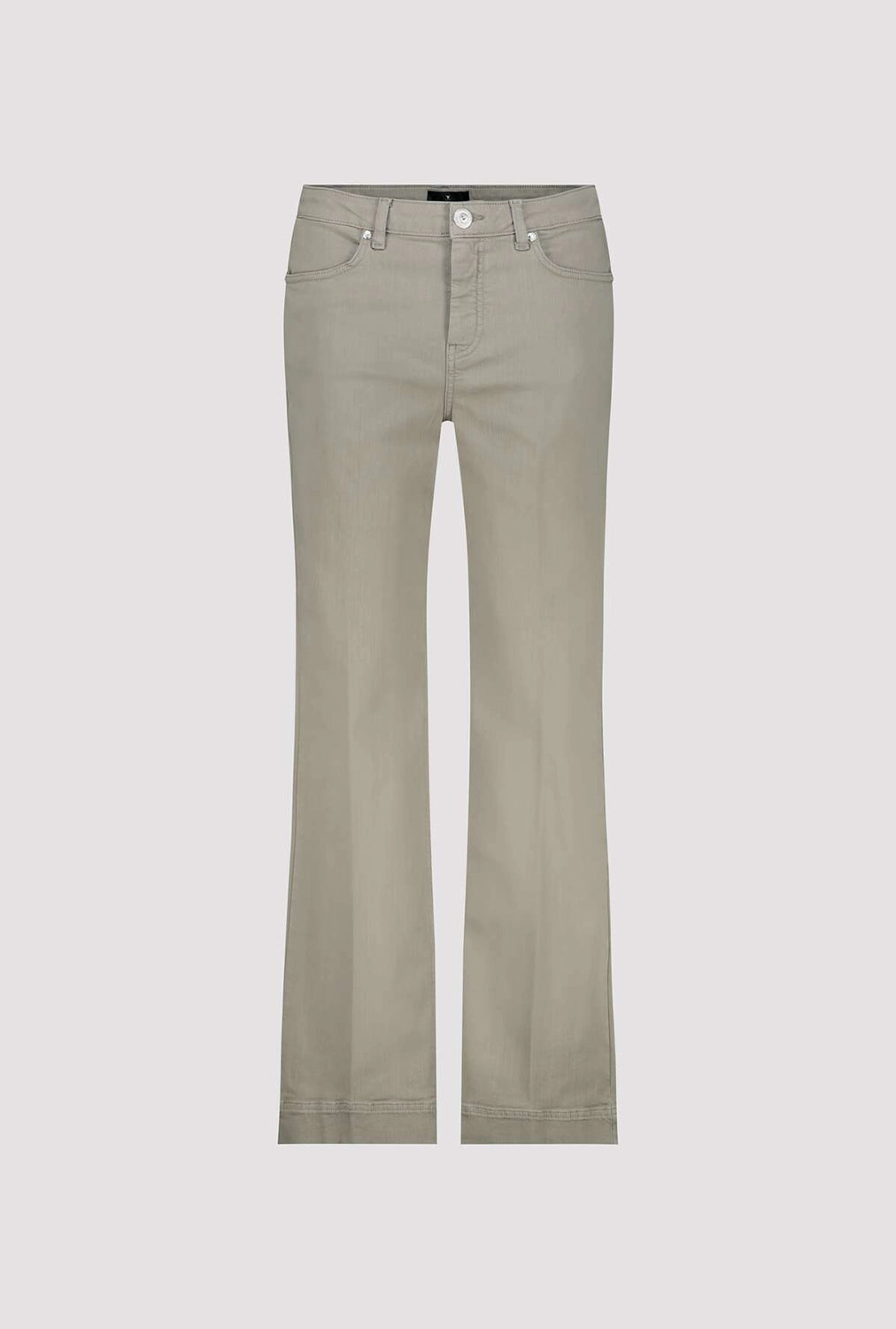 Monari Straight-Leg Jeans With Crease in Sage 809232