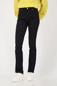 Monari Jeans With Crease in Black 809235