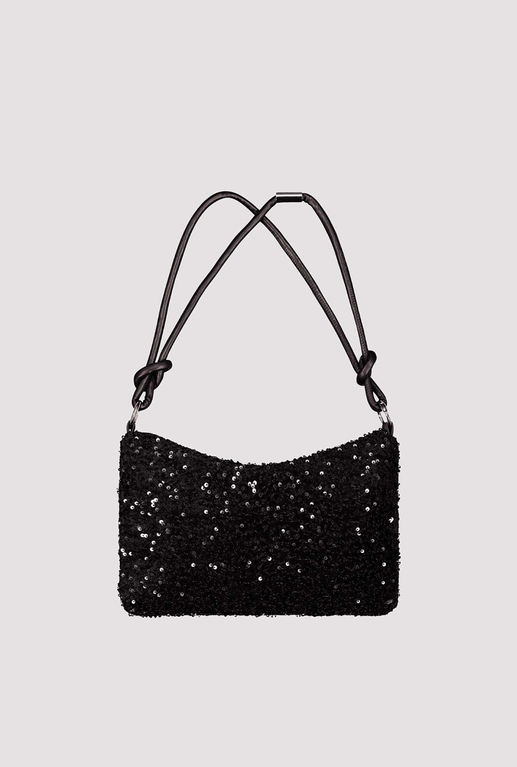 Monari Sequin Bag in Black 809250