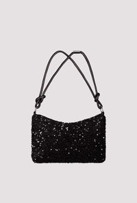 Monari Sequin Bag in Black 809250