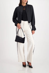 Monari Sequin Bag in Black 809250