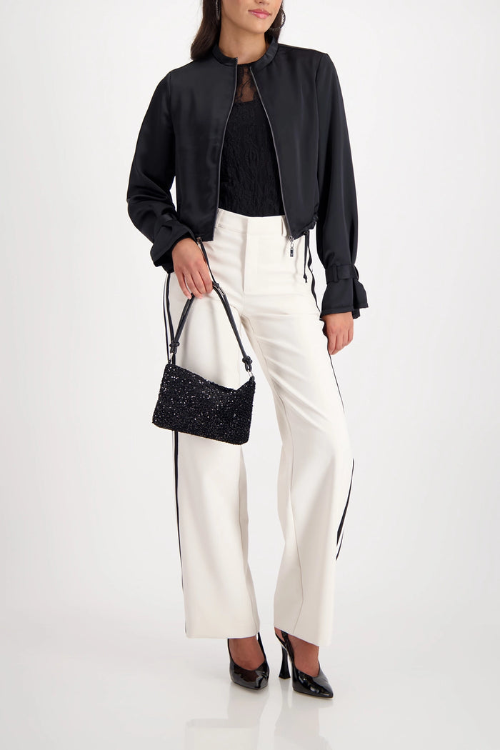 Monari Sequin Bag in Black 809250