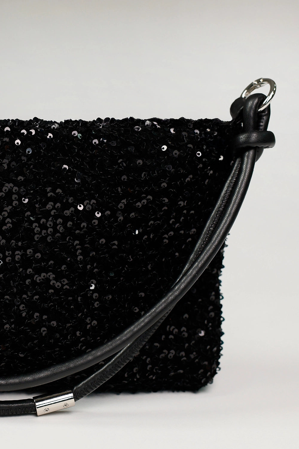 Monari Sequin Bag in Black 809250