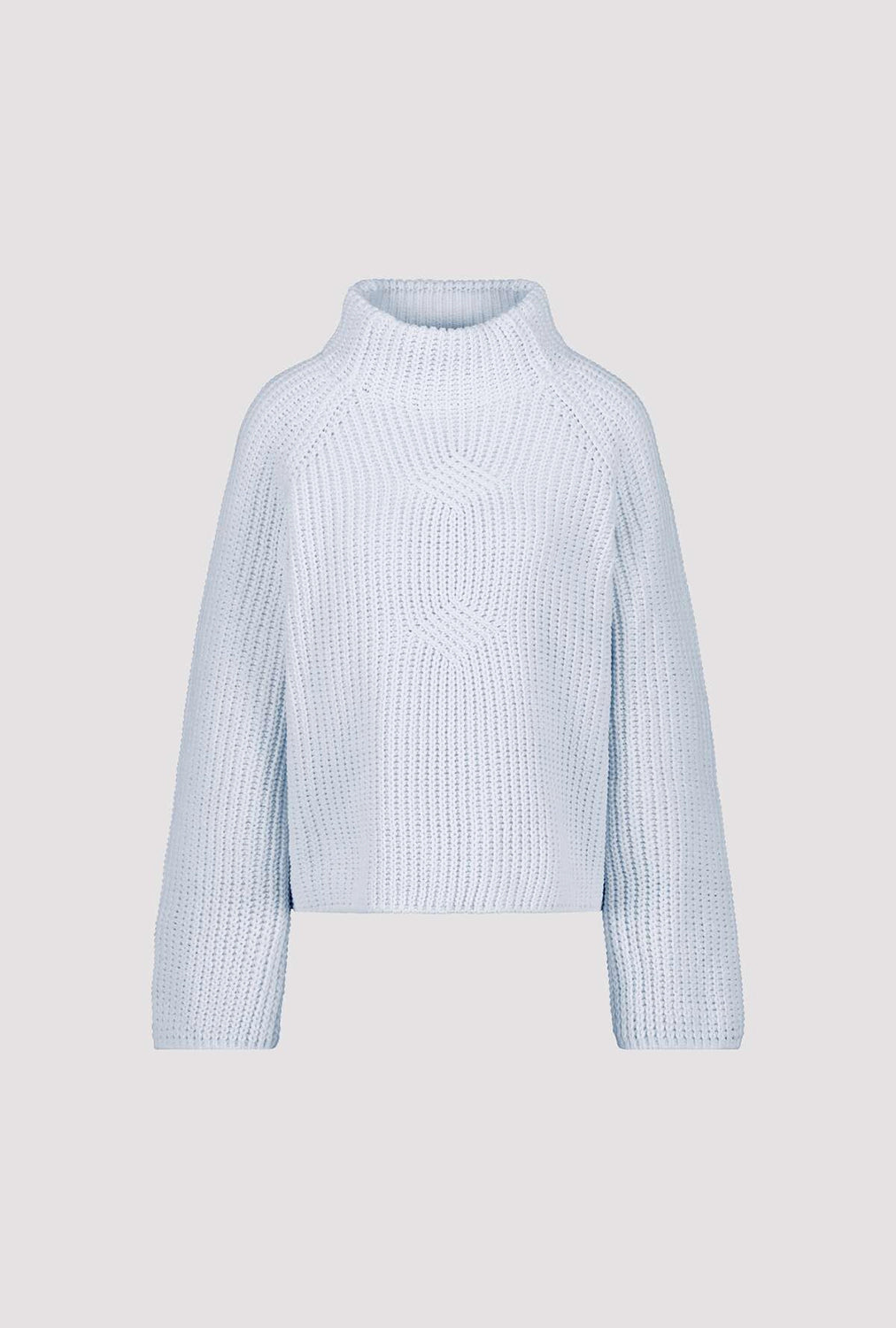 Monari Knitted Jumper Made Of Chenille Yarn in Ice Blue 809473