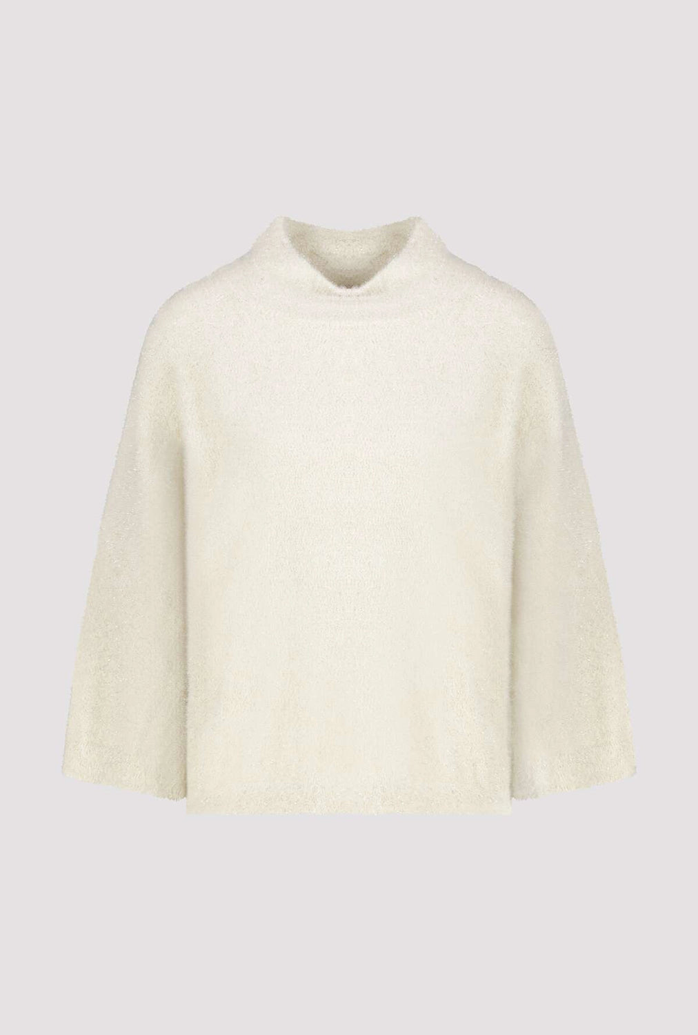 Monari Fluffy Sweater With Lurex in Almond 809495