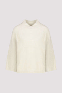 Monari Fluffy Sweater With Lurex in Almond 809495