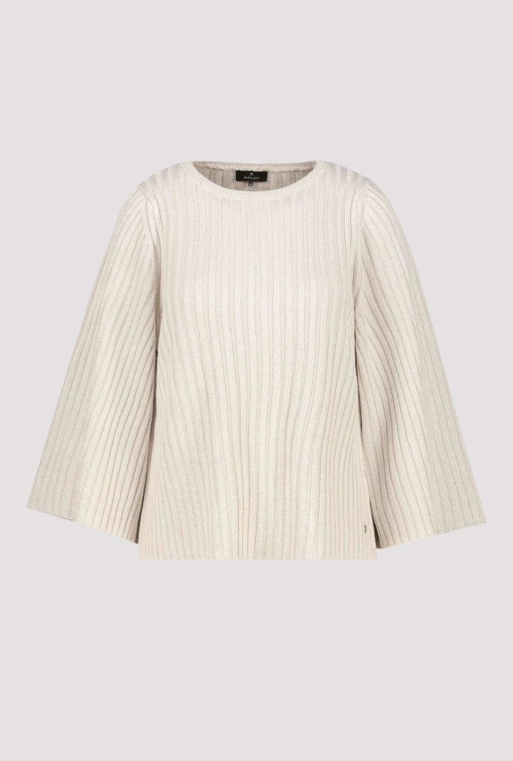 Monari Lurex Jumper in Almond 809529