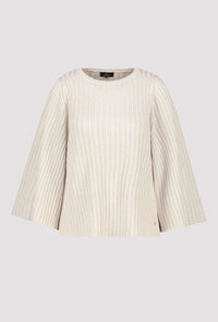 Monari Lurex Jumper in Almond 809529
