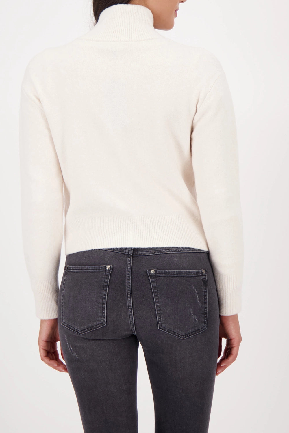 Monari Cardigan With Flap Pockets in Almond 809617